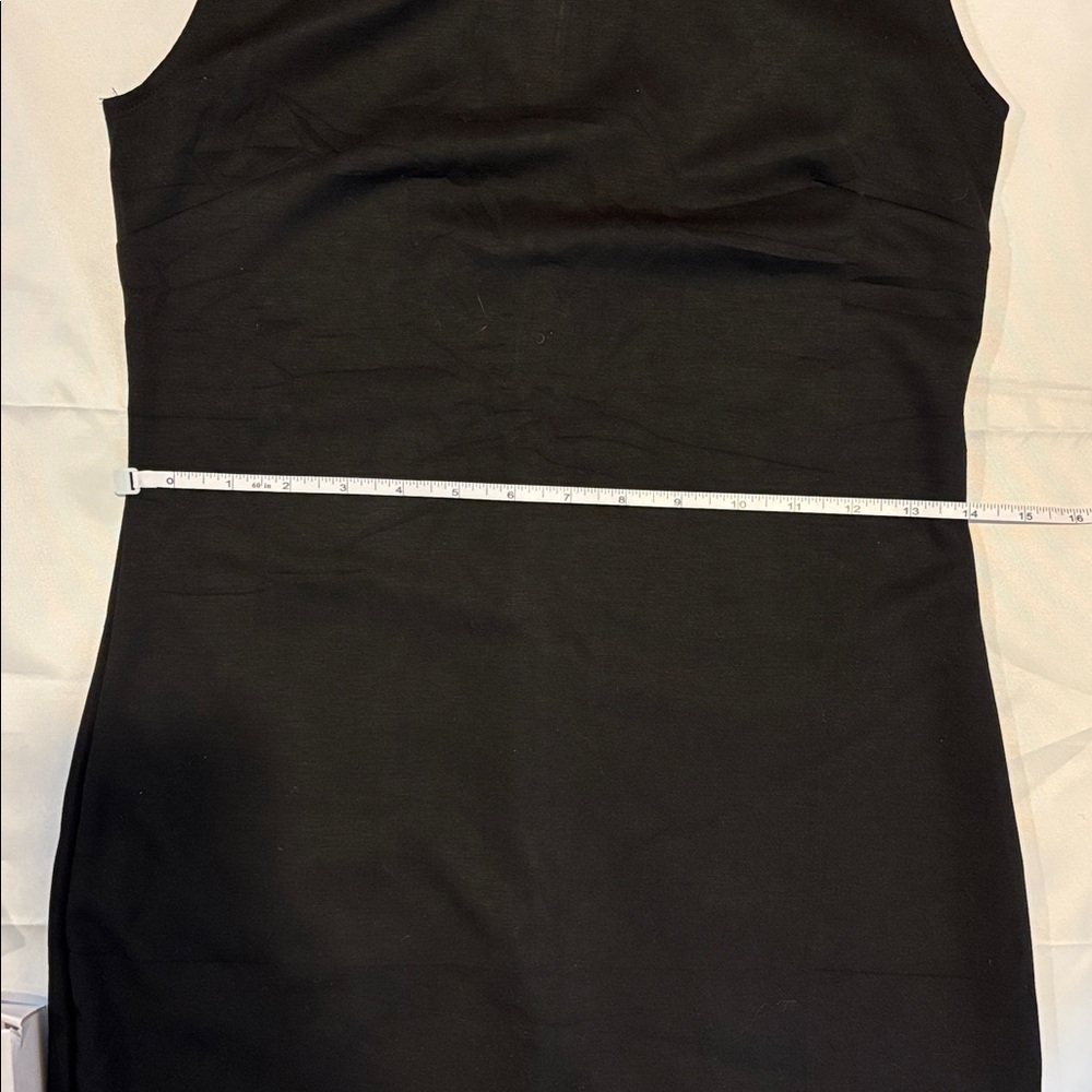 Elegant Black Sleeveless Mini Dress sheath Med NWT - Picture 8 of 12